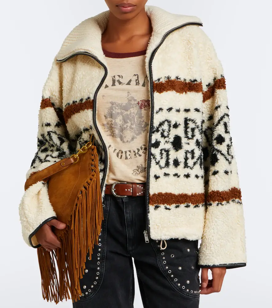 Marant Étoile Luka teddy jacket | Thumbnail 7 Marant Étoile Luka teddy jacket | Thumbnail 7