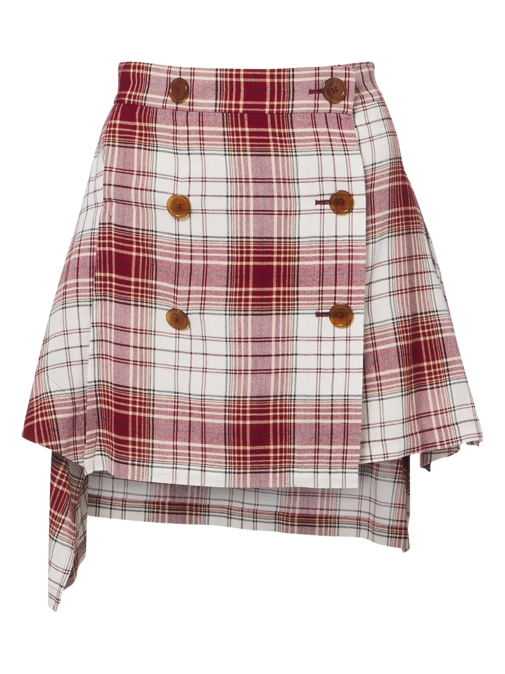 Vivienne Westwood Marta tartan crêpe miniskirt