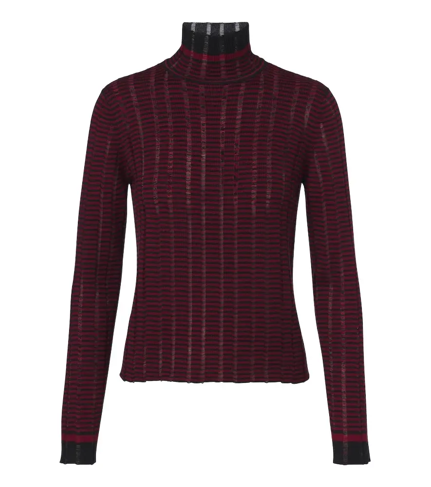 Stina wool and cotton turtleneck sweater Stina wool and cotton turtleneck sweater