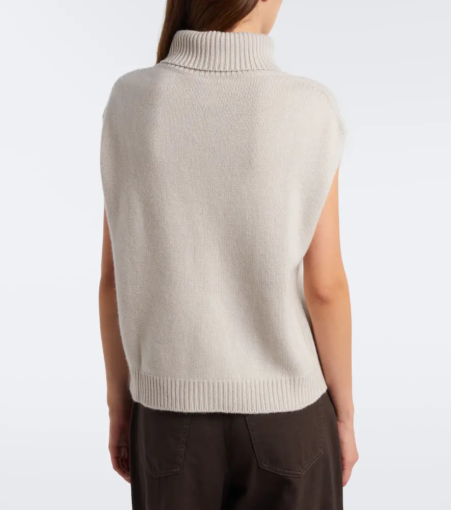 Jardin des Orangers Wool and cashmere turtleneck sweater vest | Thumbnail 2 Jardin des Orangers Wool and cashmere turtleneck sweater vest | Thumbnail 2