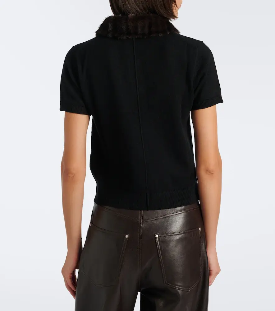 Simkhai Vayla wool and cashmere polo sweater | Thumbnail 2 Simkhai Vayla wool and cashmere polo sweater | Thumbnail 2