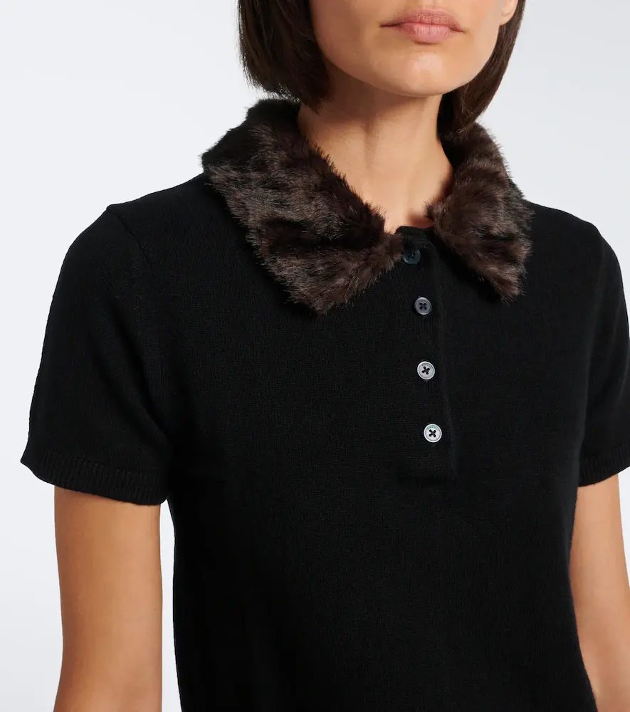 Simkhai Vayla wool and cashmere polo sweater | Thumbnail 5 Simkhai Vayla wool and cashmere polo sweater | Thumbnail 5
