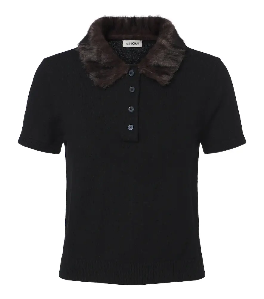 Vayla wool and cashmere polo sweater Vayla wool and cashmere polo sweater