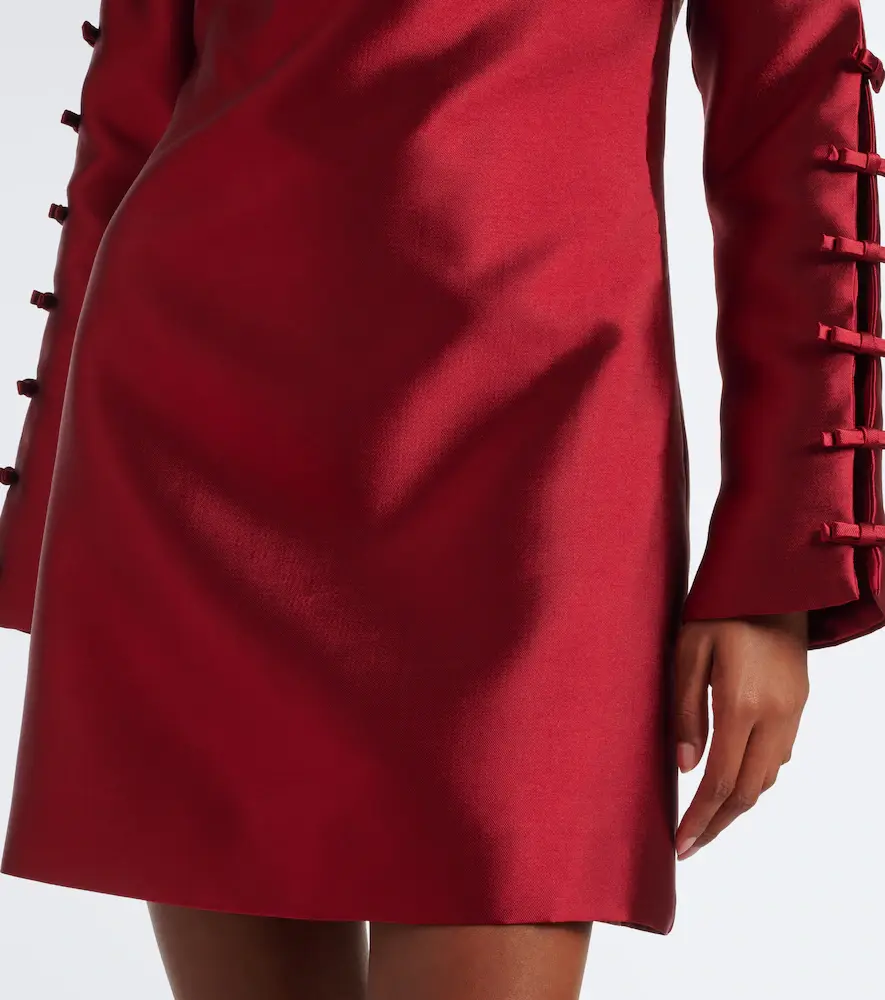 Simkhai Fiora bow-detail satin minidress | Thumbnail 3 Simkhai Fiora bow-detail satin minidress | Thumbnail 3
