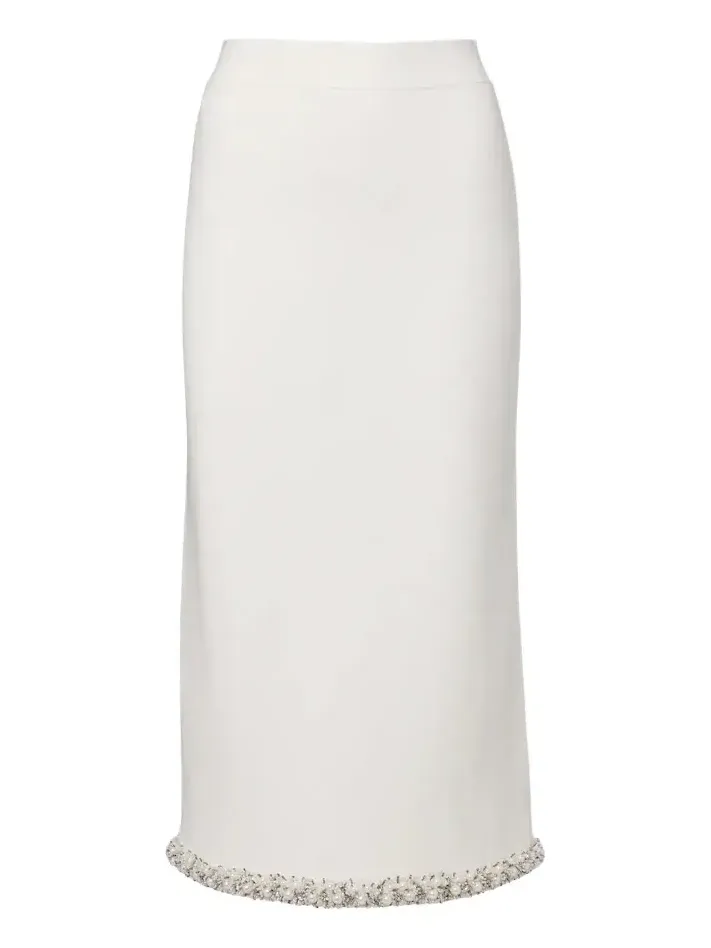 Idina embellished midi skirt