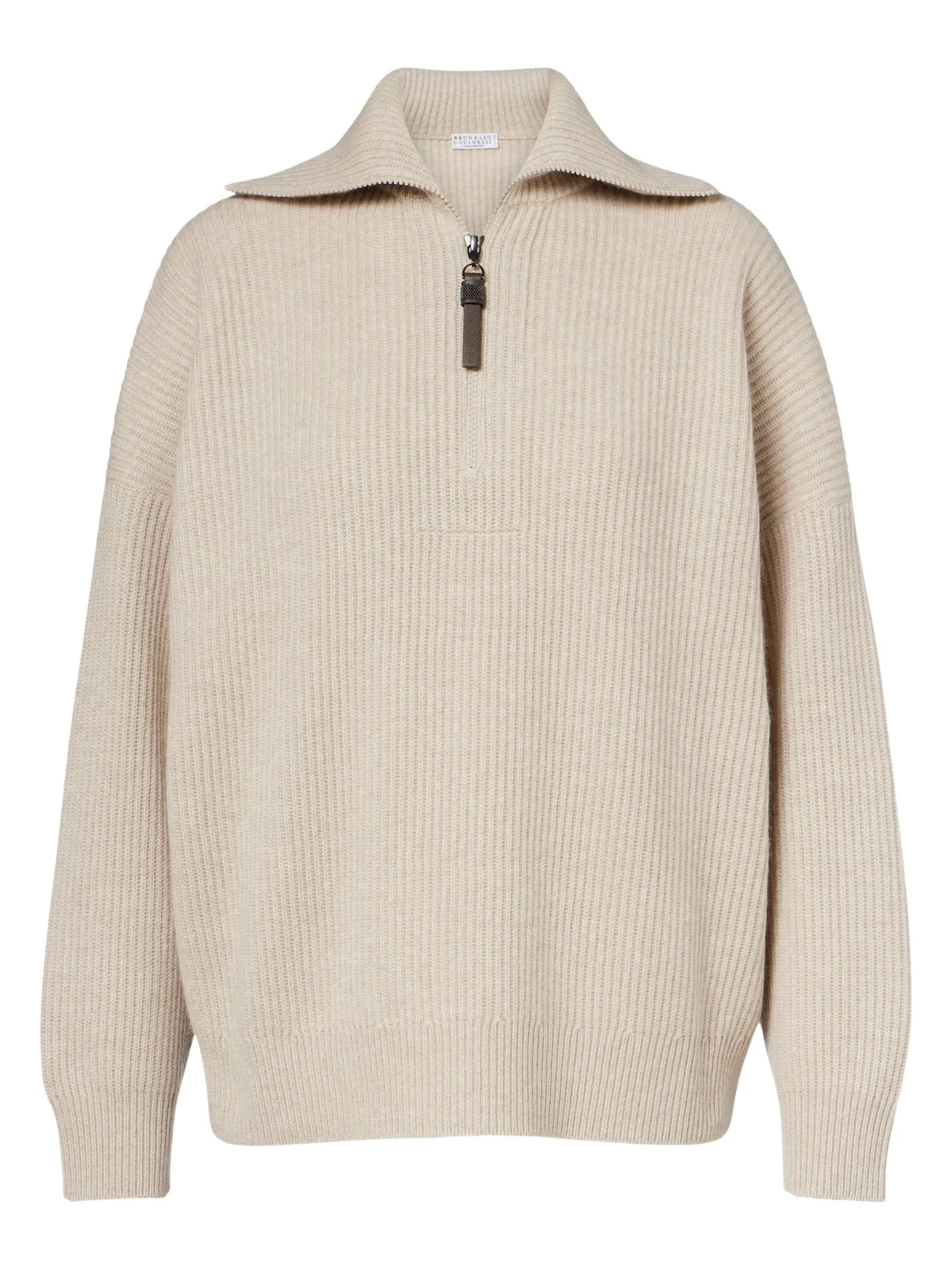 Monili cashmere half-zip sweater
