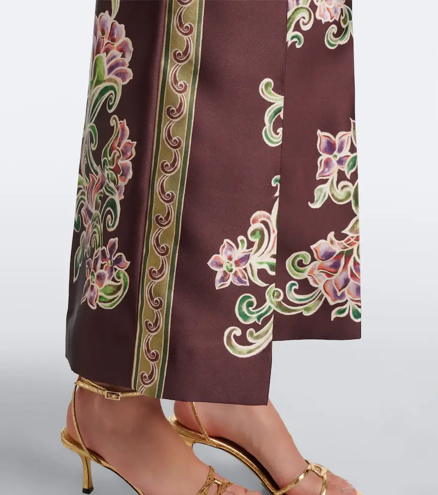 ALÉMAIS Alémais Josie floral cropped wide-leg pants | Thumbnail 2 ALÉMAIS Alémais Josie floral cropped wide-leg pants | Thumbnail 2