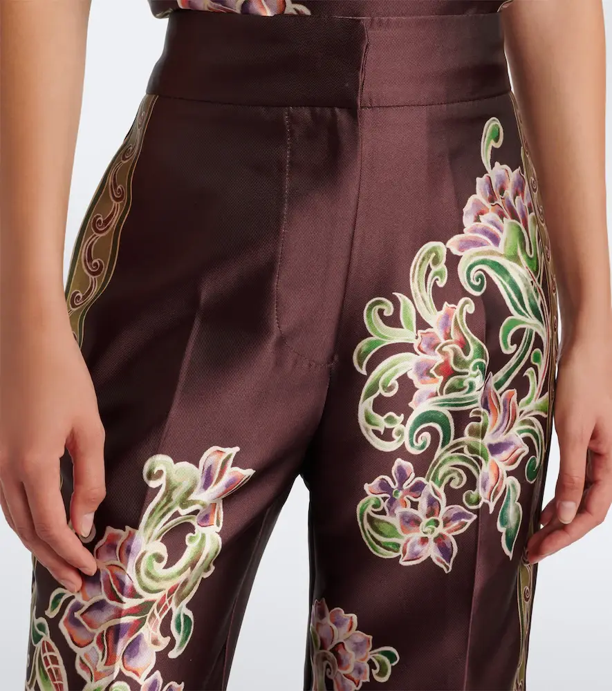 ALÉMAIS Alémais Josie floral cropped wide-leg pants | Thumbnail 4 ALÉMAIS Alémais Josie floral cropped wide-leg pants | Thumbnail 4