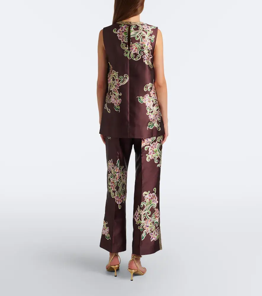 ALÉMAIS Alémais Josie floral cropped wide-leg pants | Thumbnail 6 ALÉMAIS Alémais Josie floral cropped wide-leg pants | Thumbnail 6