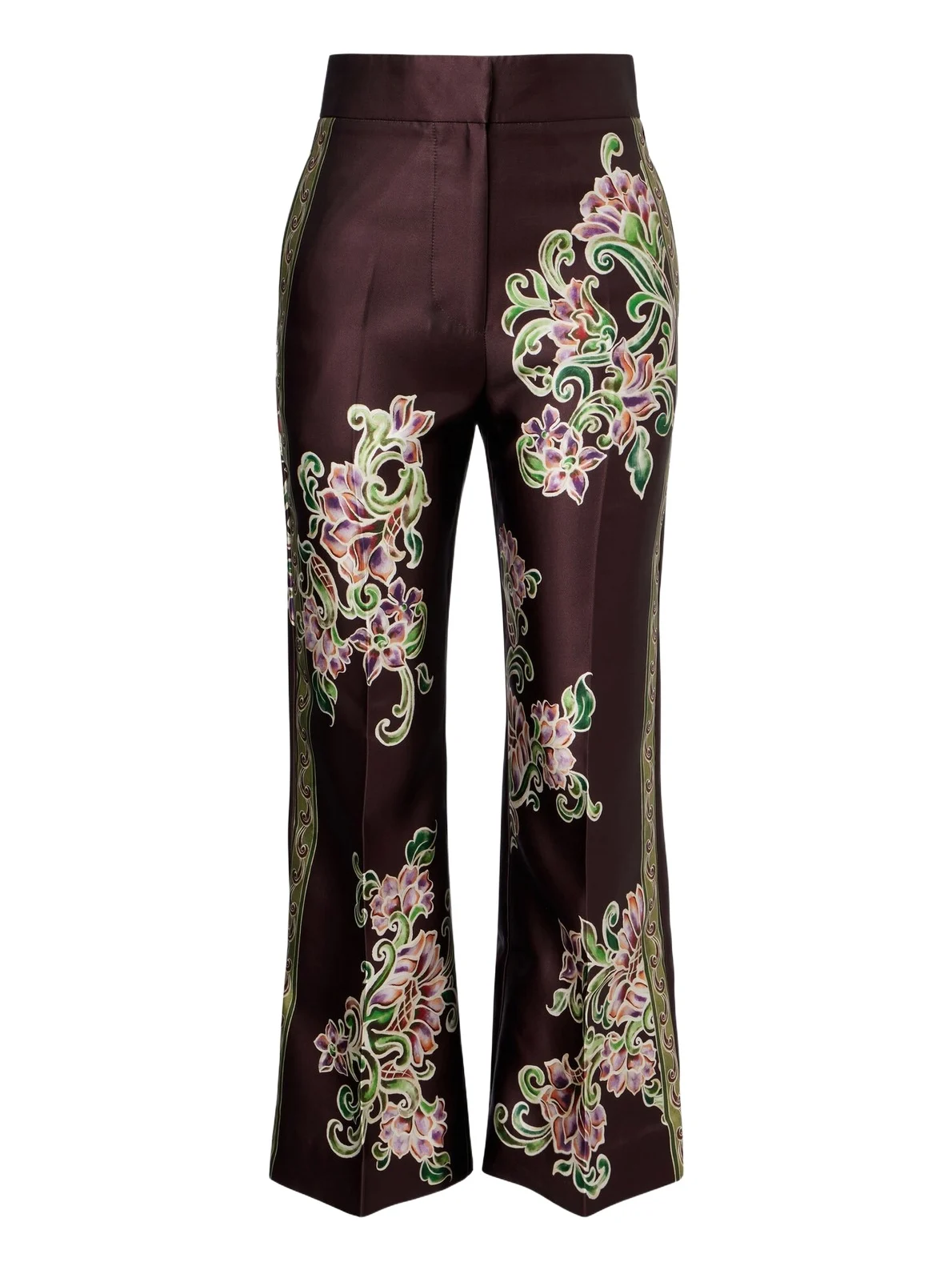 Alémais Josie floral cropped straight pants Alémais Josie floral cropped straight pants