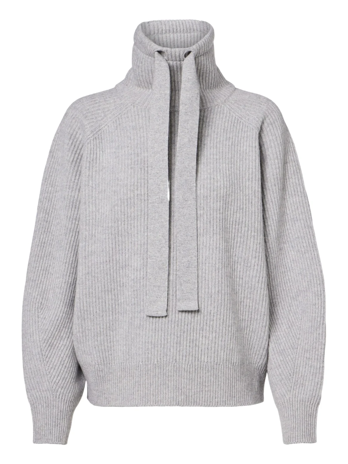 Ribbed-knit cashmere sweater