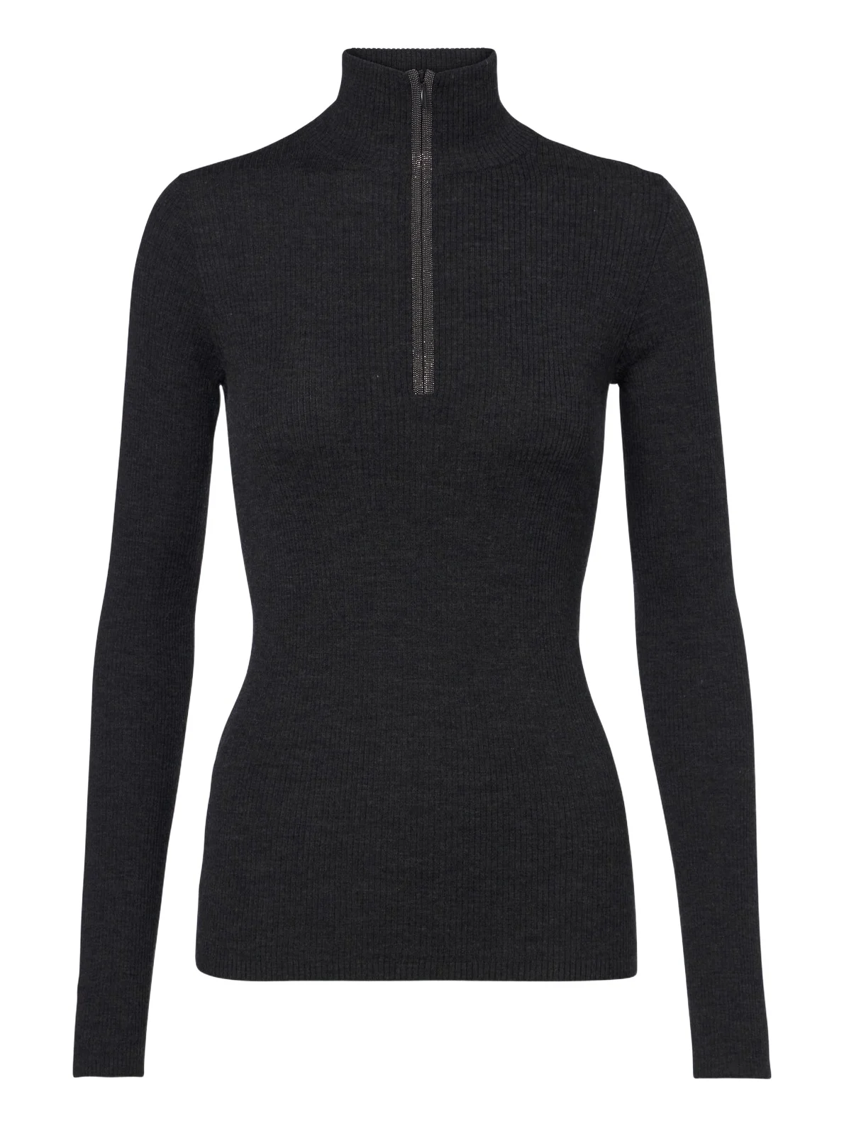 Monili wool and cashmere half-zip sweater Monili wool and cashmere half-zip sweater