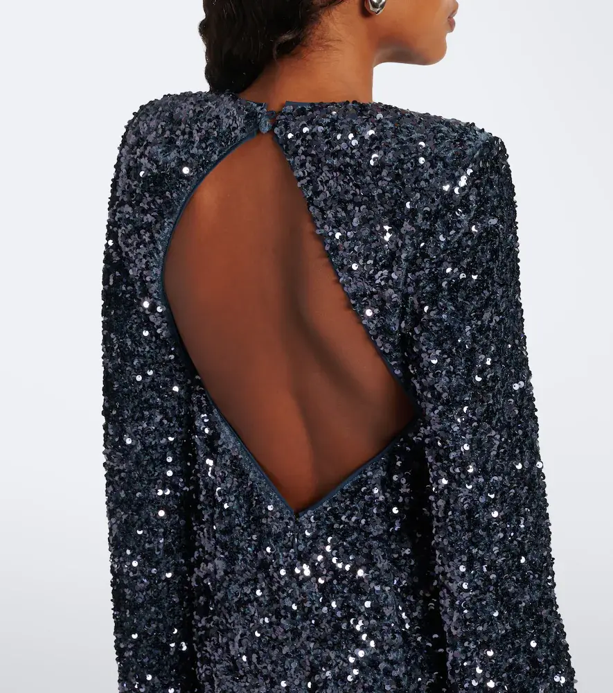 ALÉMAIS Alémais Ellie sequined open-back minidress | Thumbnail 2 ALÉMAIS Alémais Ellie sequined open-back minidress | Thumbnail 2