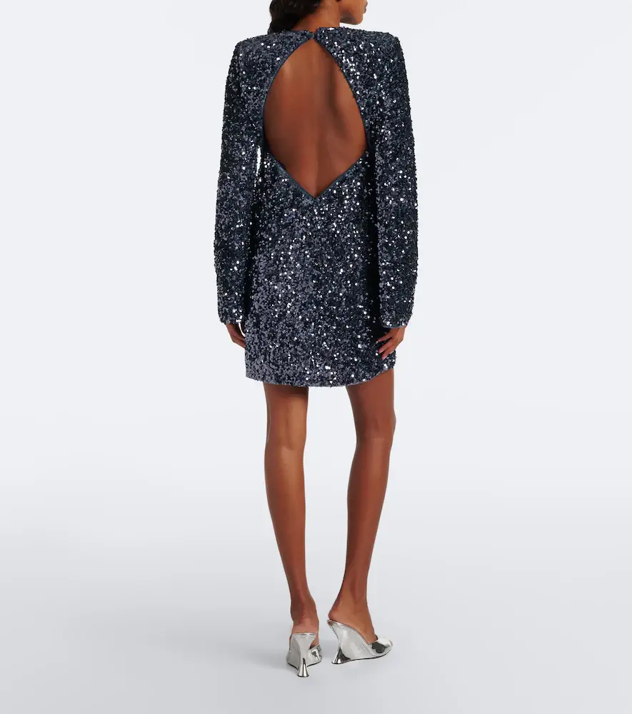 ALÉMAIS Alémais Ellie sequined open-back minidress | Thumbnail 4 ALÉMAIS Alémais Ellie sequined open-back minidress | Thumbnail 4