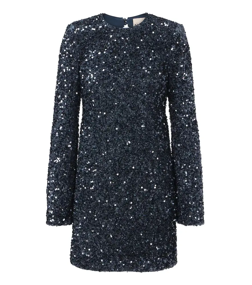 Alémais Ellie sequined open-back minidress Alémais Ellie sequined open-back minidress