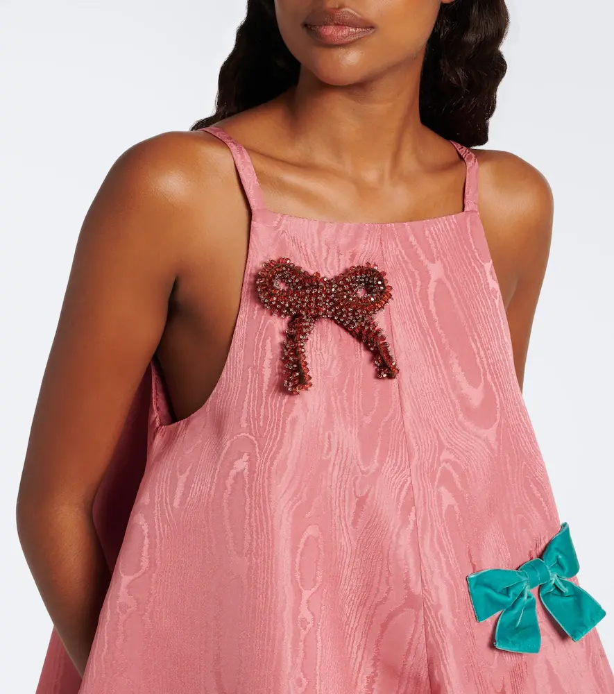 ALÉMAIS Alémais Valentina embellished moiré minidress | Thumbnail 6 ALÉMAIS Alémais Valentina embellished moiré minidress | Thumbnail 6