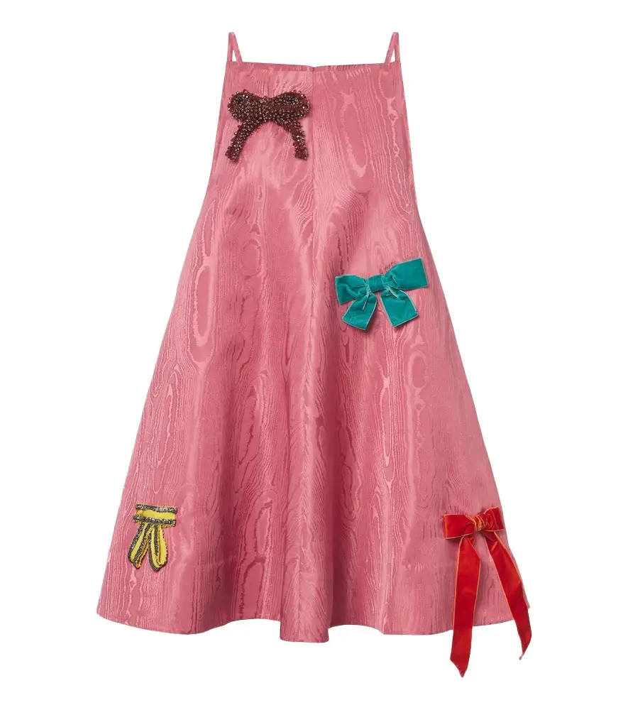 Alémais Valentina embellished moiré minidress Alémais Valentina embellished moiré minidress