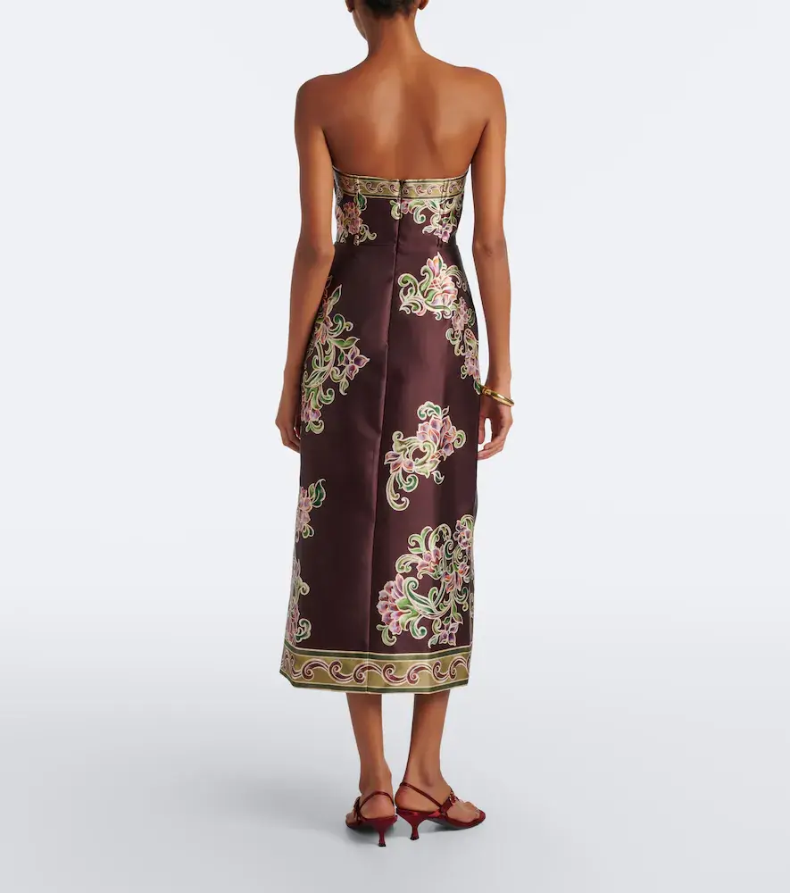 ALÉMAIS Alémais Josie floral strapless bustier dress | Thumbnail 4 ALÉMAIS Alémais Josie floral strapless bustier dress | Thumbnail 4