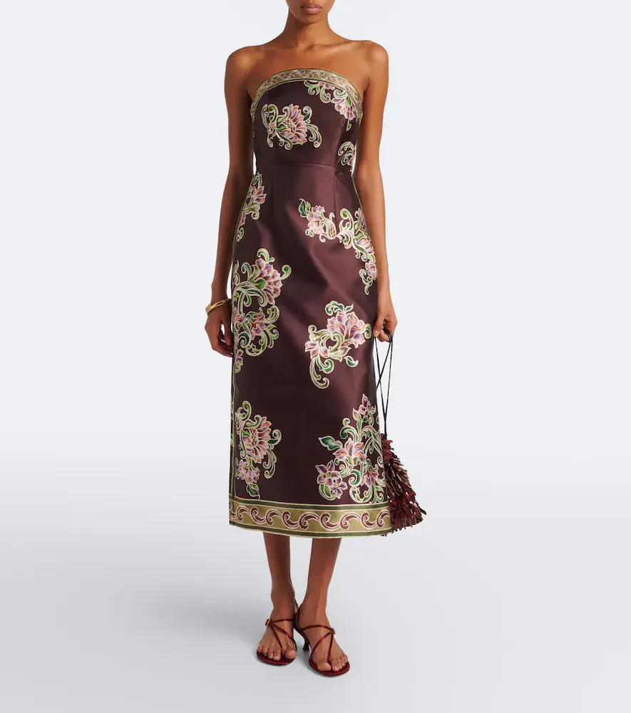 ALÉMAIS Alémais Josie floral strapless bustier dress | Thumbnail 6 ALÉMAIS Alémais Josie floral strapless bustier dress | Thumbnail 6