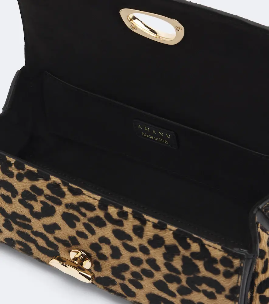 AMANU Tanzania leopard-print calf hair clutch | Thumbnail 2 AMANU Tanzania leopard-print calf hair clutch | Thumbnail 2