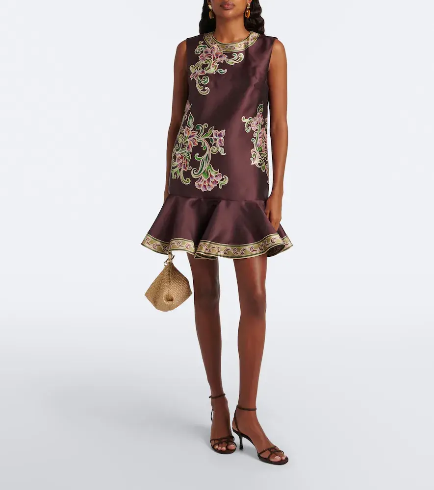 ALÉMAIS Alémais Josie floral ruffled minidress | Thumbnail 4 ALÉMAIS Alémais Josie floral ruffled minidress | Thumbnail 4