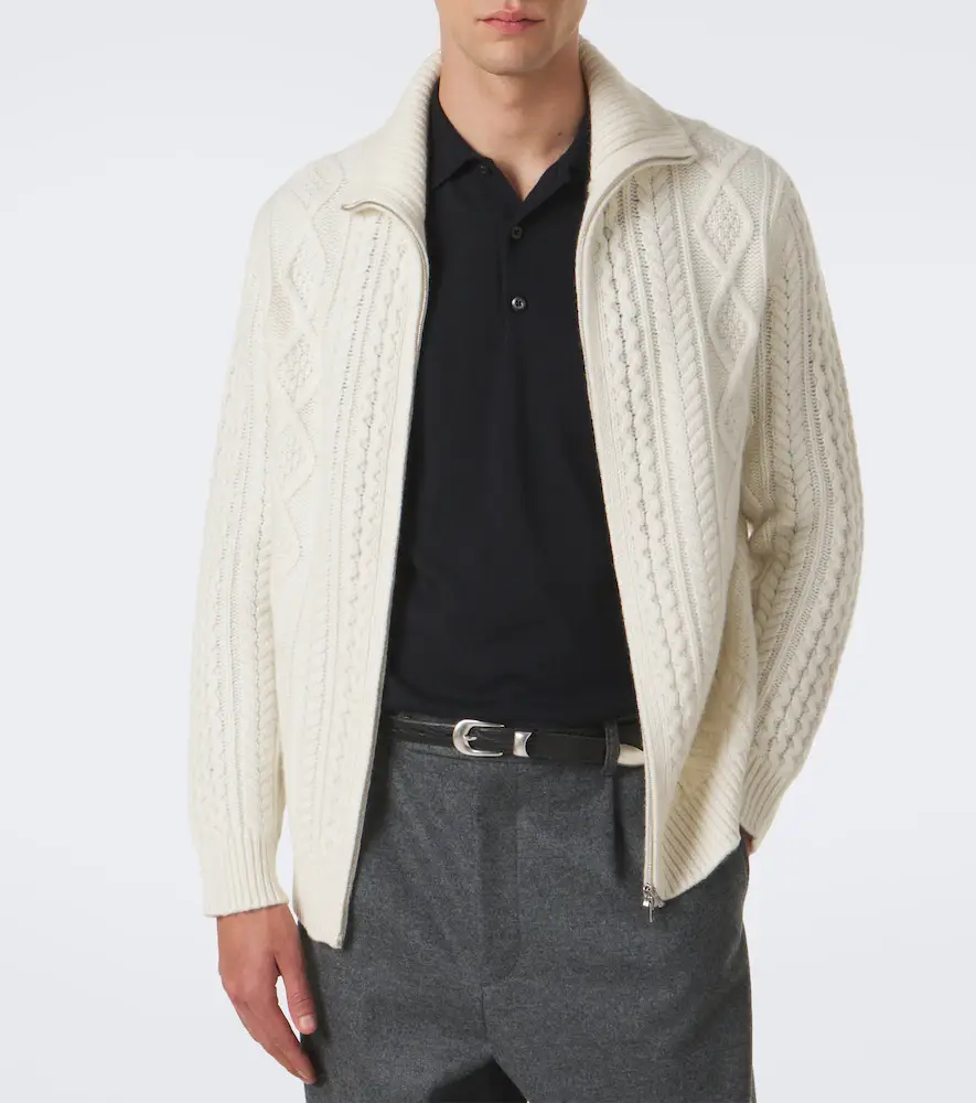 Arch4 Mr Walter cable-knit cashmere cardigan | Thumbnail 2 Arch4 Mr Walter cable-knit cashmere cardigan | Thumbnail 2