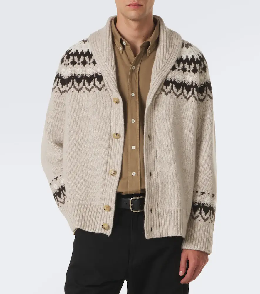 Arch4 Mr Frostvale Fair Isle cashmere cardigan | Thumbnail 4 Arch4 Mr Frostvale Fair Isle cashmere cardigan | Thumbnail 4