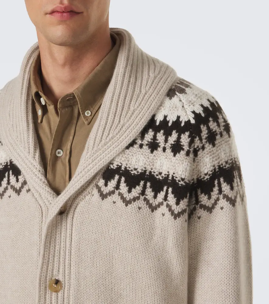 Arch4 Mr Frostvale Fair Isle cashmere cardigan | Thumbnail 5 Arch4 Mr Frostvale Fair Isle cashmere cardigan | Thumbnail 5