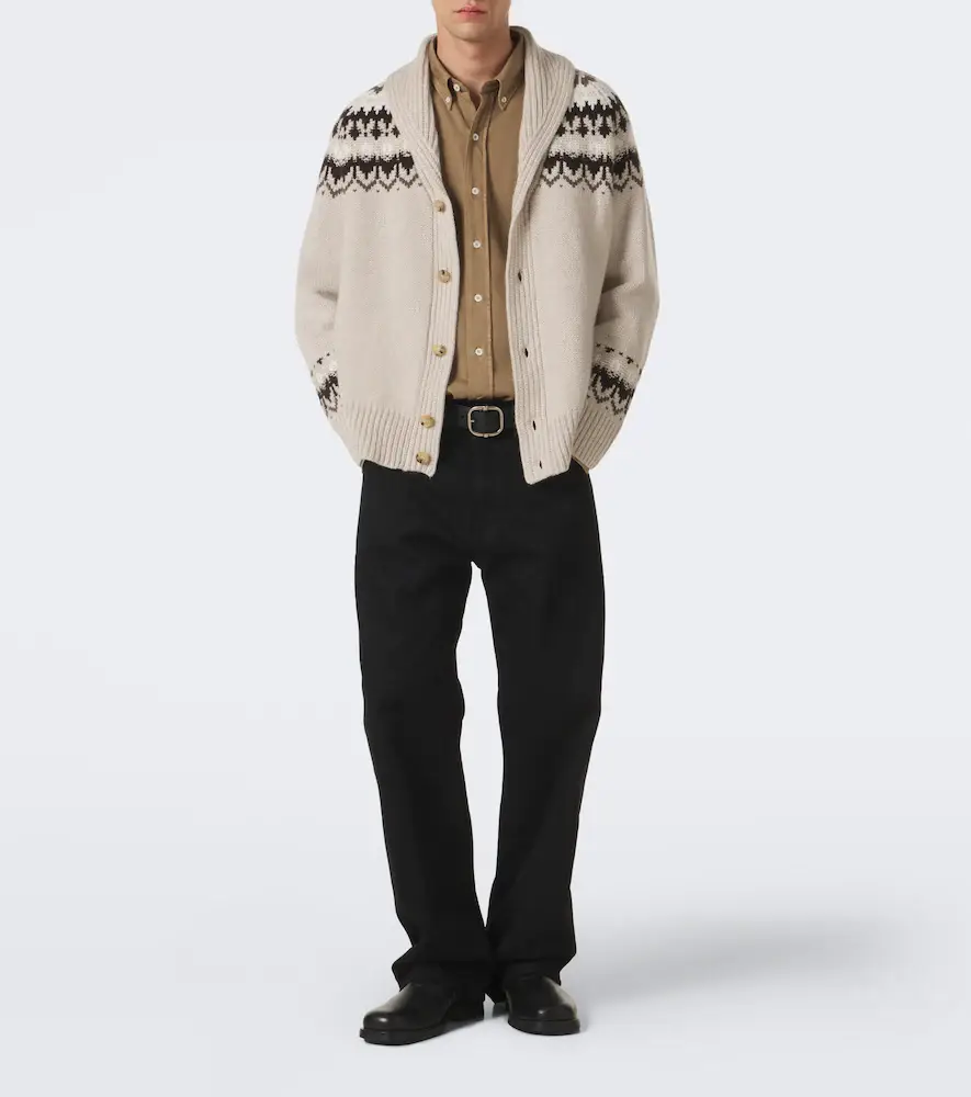 Arch4 Mr Frostvale Fair Isle cashmere cardigan | Thumbnail 6 Arch4 Mr Frostvale Fair Isle cashmere cardigan | Thumbnail 6
