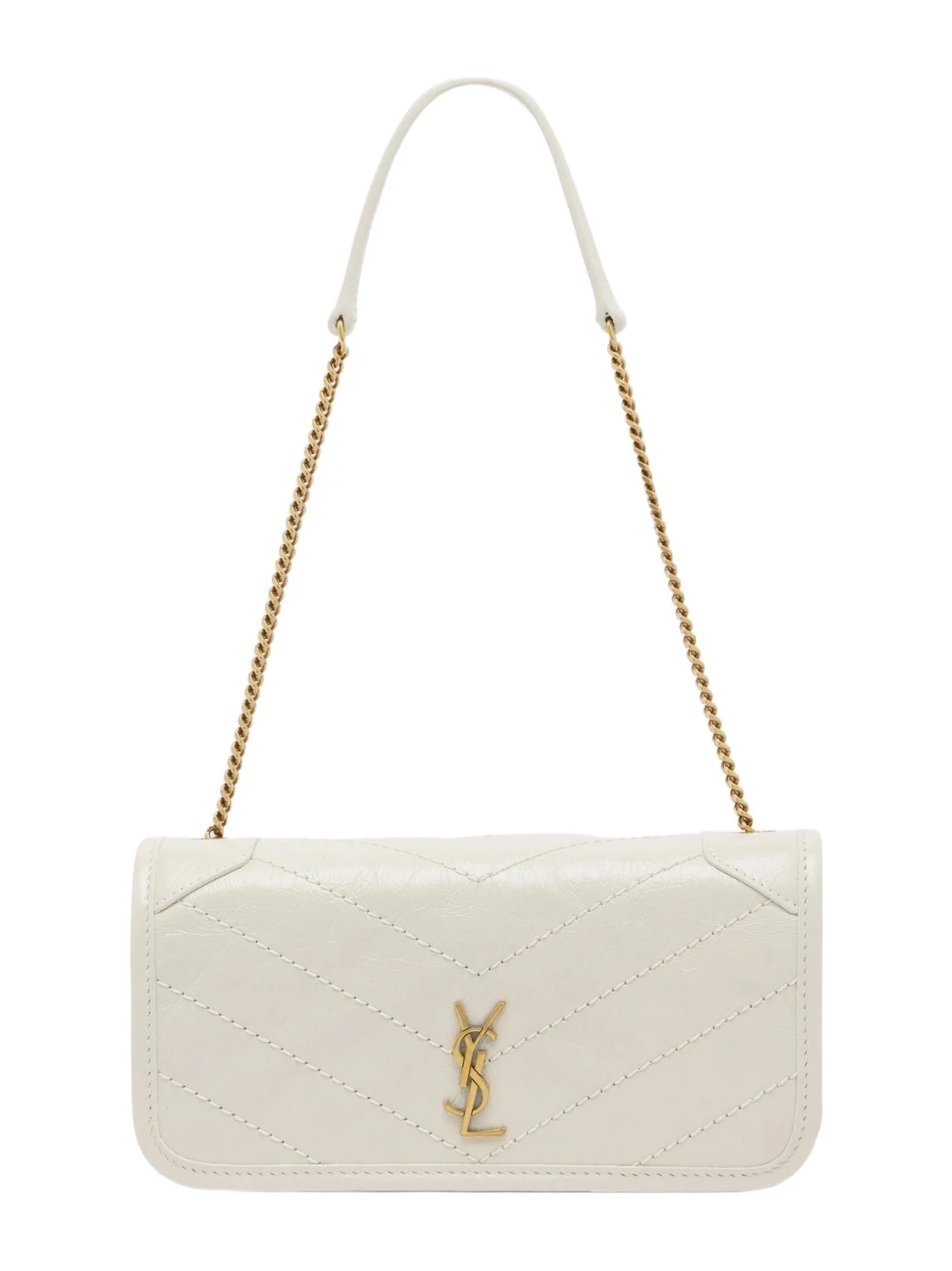 Niki leather wallet on chain