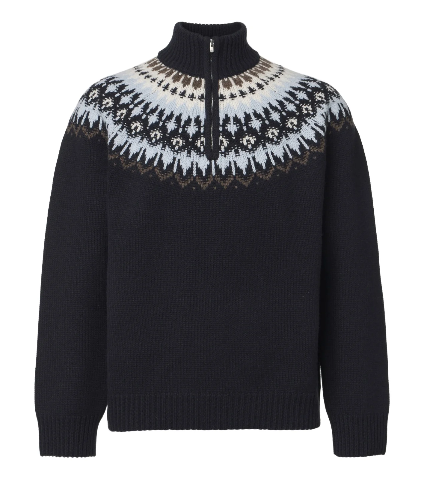 Arch4 Mr Saint Gervais Fair Isle cashmere sweater