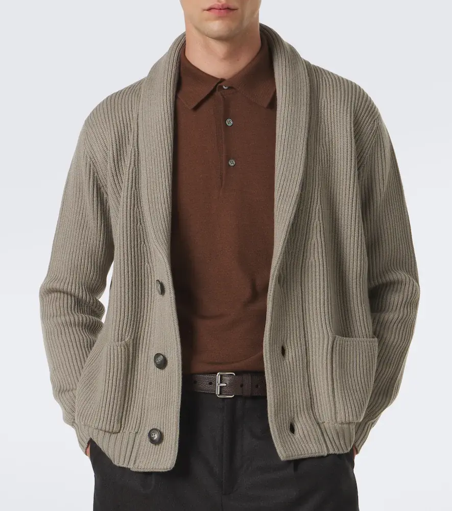 Thom Sweeney Ribbed-knit wool cardigan | Thumbnail 3 Thom Sweeney Ribbed-knit wool cardigan | Thumbnail 3
