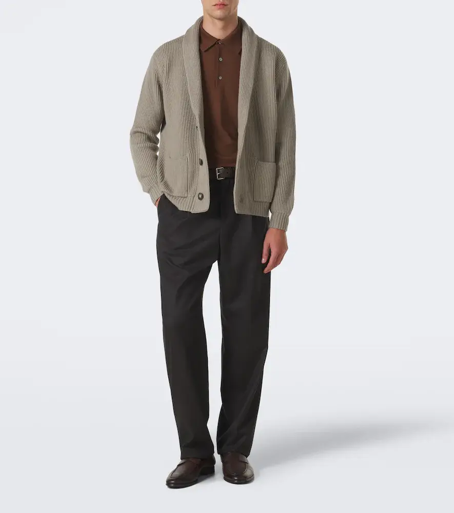 Thom Sweeney Ribbed-knit wool cardigan | Thumbnail 6 Thom Sweeney Ribbed-knit wool cardigan | Thumbnail 6