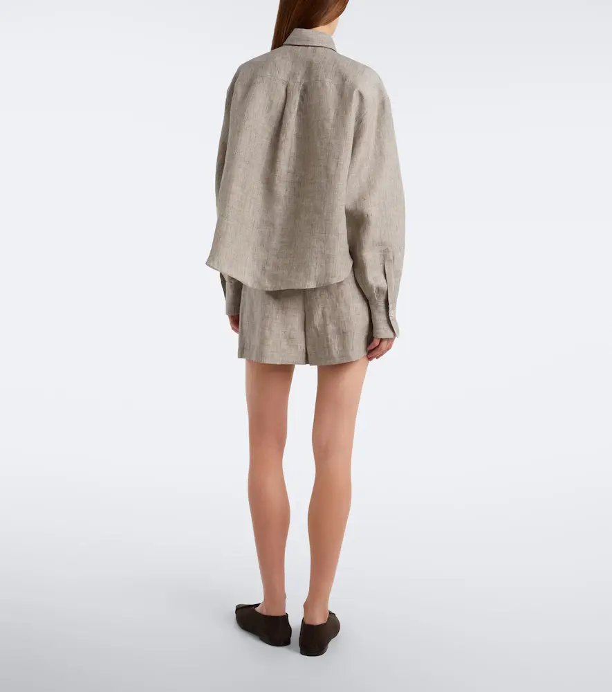 Brunello Cucinelli Monili linen shorts | Thumbnail 5 Brunello Cucinelli Monili linen shorts | Thumbnail 5