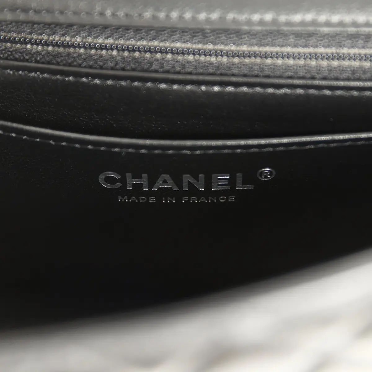 Chanel Chanel Mini Classic Rectangular Flap Bag Black Lambskin Silver Hardware | Thumbnail 9 Chanel Chanel Mini Classic Rectangular Flap Bag Black Lambskin Silver Hardware | Thumbnail 9