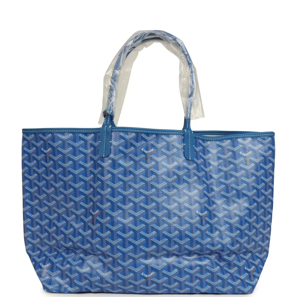 goyard Goyard Goyardine Sky Blue Saint Louis PM Tote Bag Palladium Hardware | Thumbnail 4 goyard Goyard Goyardine Sky Blue Saint Louis PM Tote Bag Palladium Hardware | Thumbnail 4