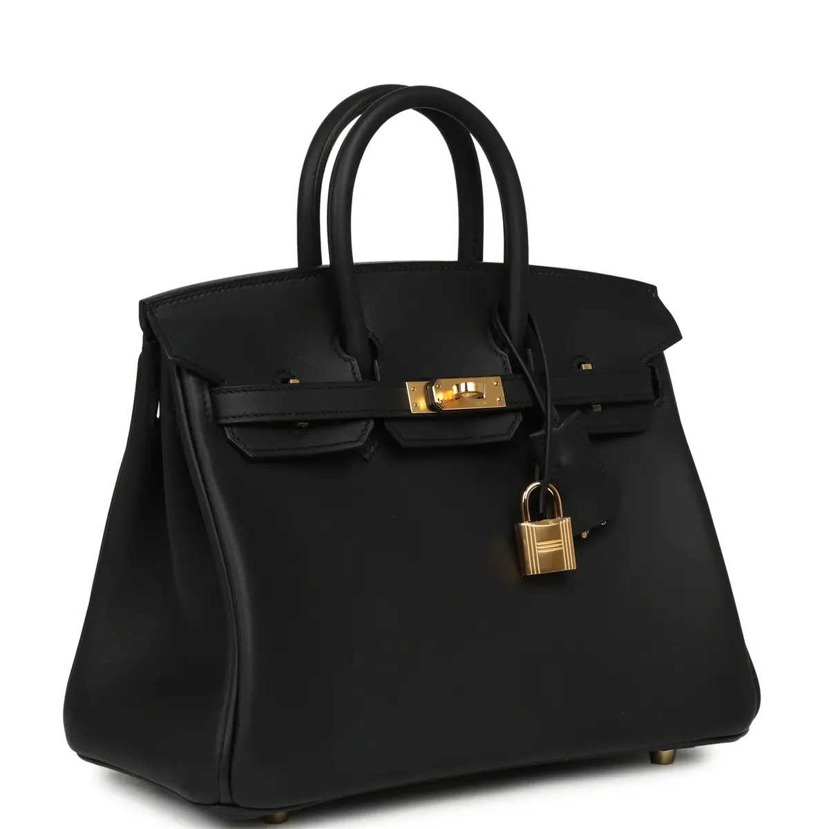 HERMÈS Hermes Birkin 25 Black Swift Gold Hardware | Thumbnail 2 HERMÈS Hermes Birkin 25 Black Swift Gold Hardware | Thumbnail 2