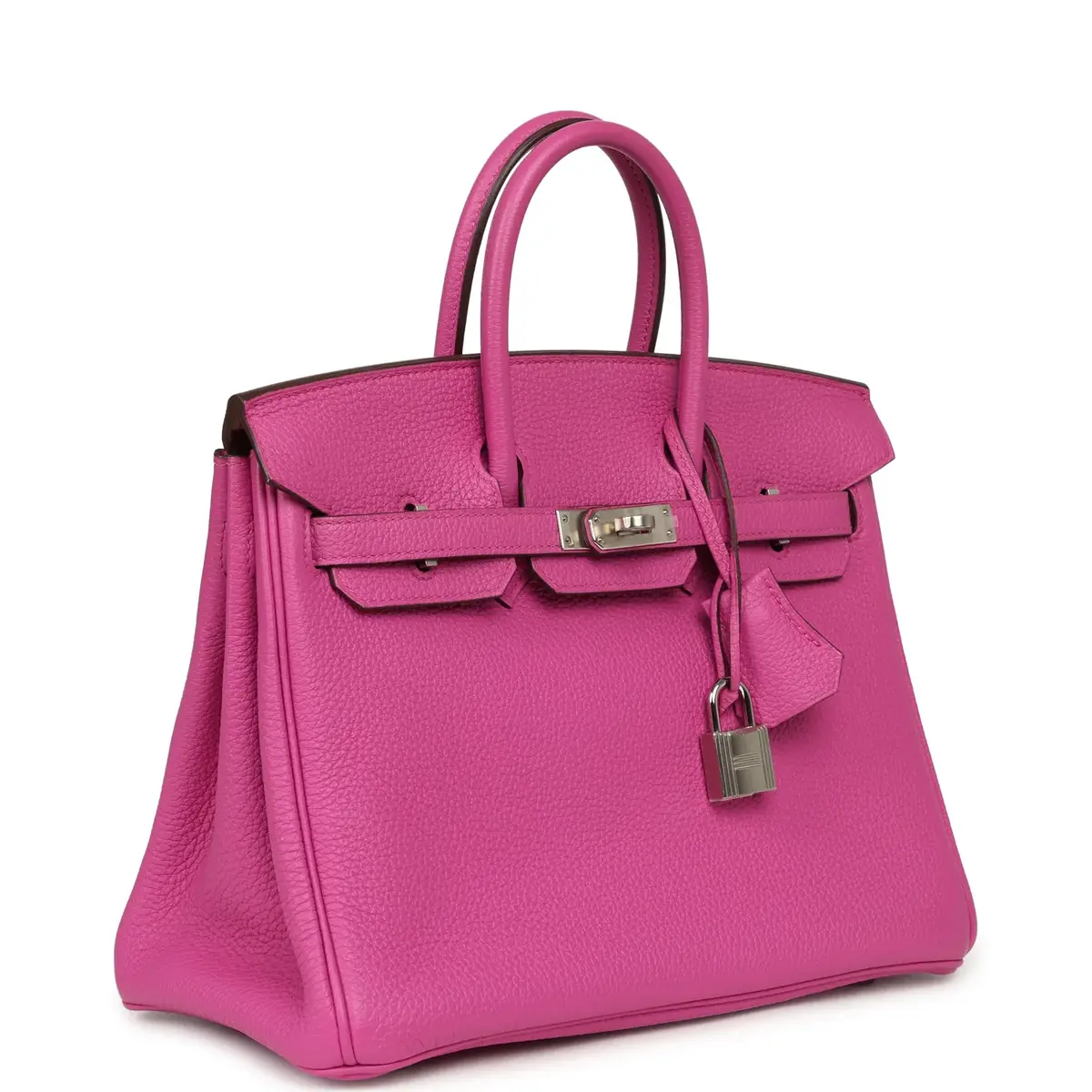 HERMÈS Hermes Birkin 25 Magnolia Clemence Palladium Hardware | Thumbnail 2 HERMÈS Hermes Birkin 25 Magnolia Clemence Palladium Hardware | Thumbnail 2
