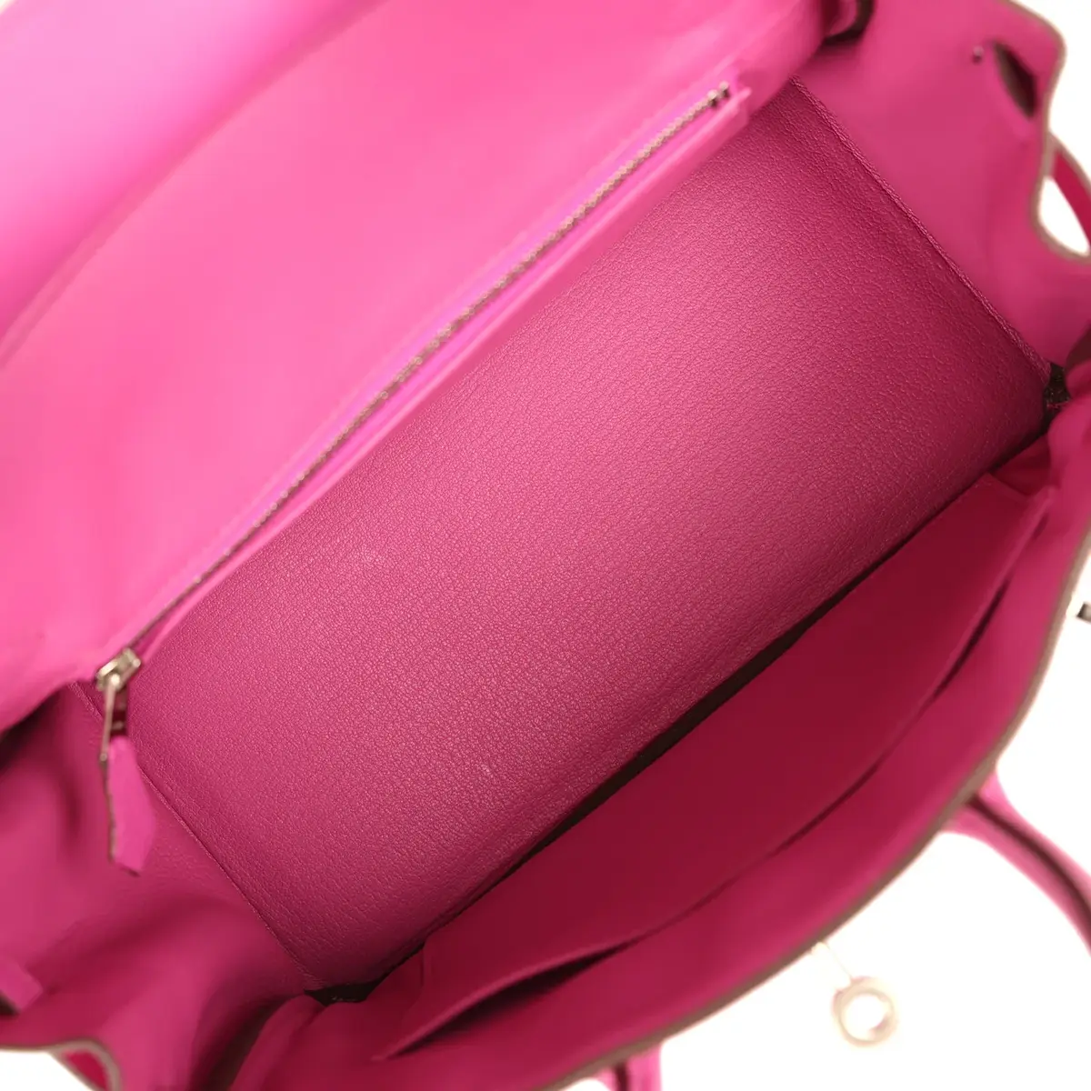 HERMÈS Hermes Birkin 25 Magnolia Clemence Palladium Hardware | Thumbnail 8 HERMÈS Hermes Birkin 25 Magnolia Clemence Palladium Hardware | Thumbnail 8