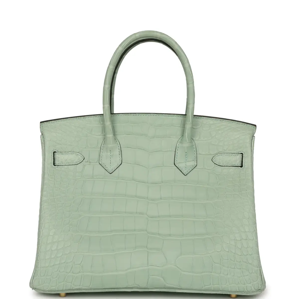 HERMÈS Hermes Birkin 30 Vert D'Eau Matte Alligator Gold Hardware | Thumbnail 4 HERMÈS Hermes Birkin 30 Vert D'Eau Matte Alligator Gold Hardware | Thumbnail 4