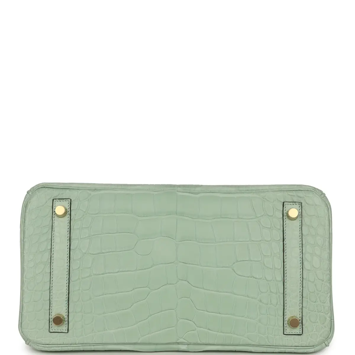 HERMÈS Hermes Birkin 30 Vert D'Eau Matte Alligator Gold Hardware | Thumbnail 6 HERMÈS Hermes Birkin 30 Vert D'Eau Matte Alligator Gold Hardware | Thumbnail 6