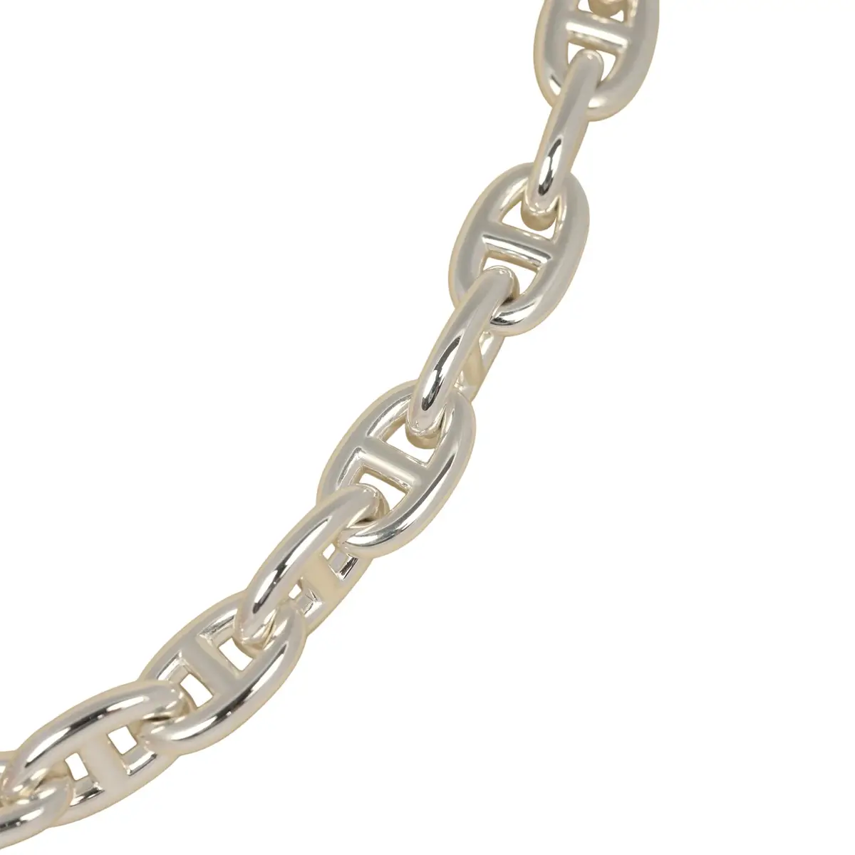 HERMÈS Hermes Chaine D'Ancre Necklace MM Sterling Silver | Thumbnail 2 HERMÈS Hermes Chaine D'Ancre Necklace MM Sterling Silver | Thumbnail 2