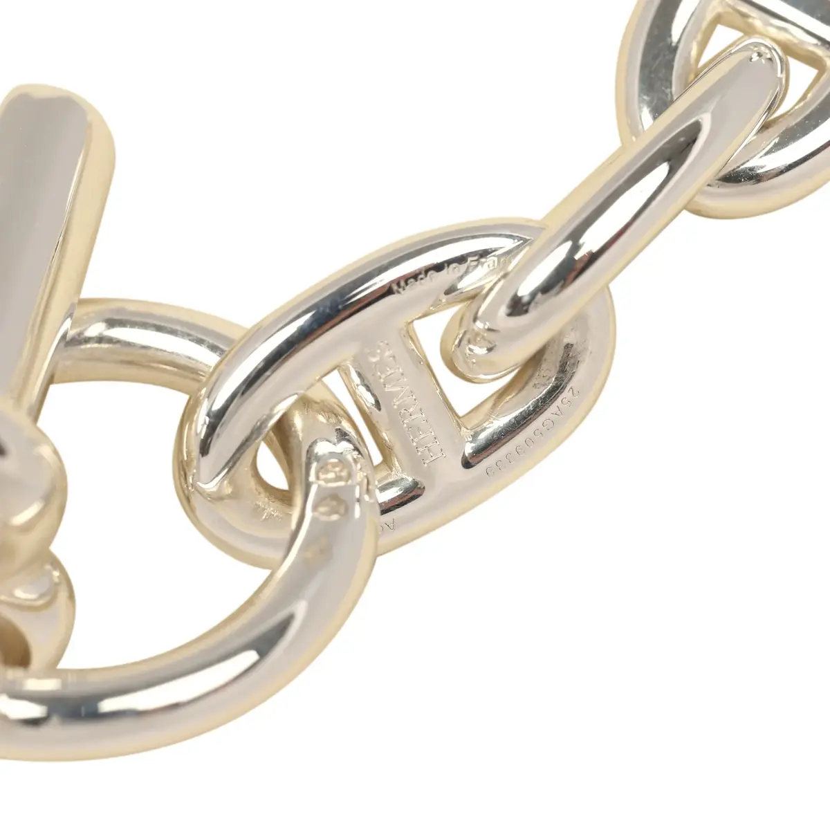 HERMÈS Hermes Chaine D'Ancre Necklace MM Sterling Silver | Thumbnail 4 HERMÈS Hermes Chaine D'Ancre Necklace MM Sterling Silver | Thumbnail 4