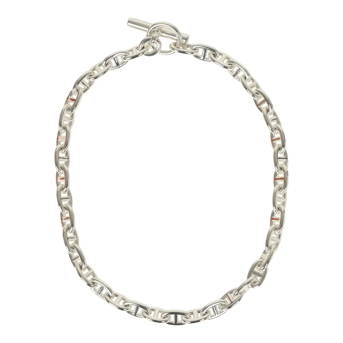 HERMÈS Hermes Chaine D'Ancre Necklace MM Sterling Silver | Thumbnail 5 HERMÈS Hermes Chaine D'Ancre Necklace MM Sterling Silver | Thumbnail 5