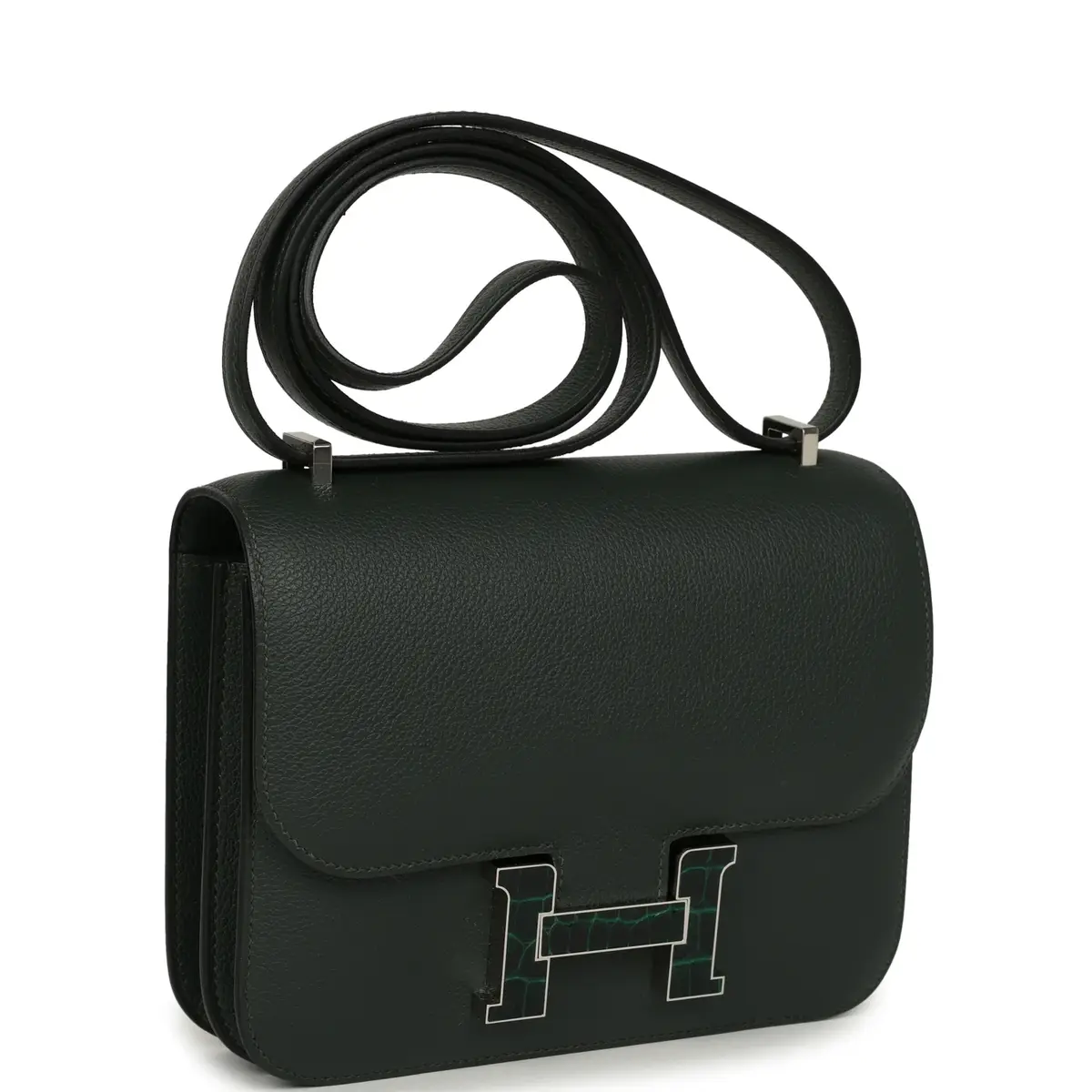 HERMÈS Hermes Constance 18 Vert Fonce Evercolor Marquette Hardware | Thumbnail 2 HERMÈS Hermes Constance 18 Vert Fonce Evercolor Marquette Hardware | Thumbnail 2