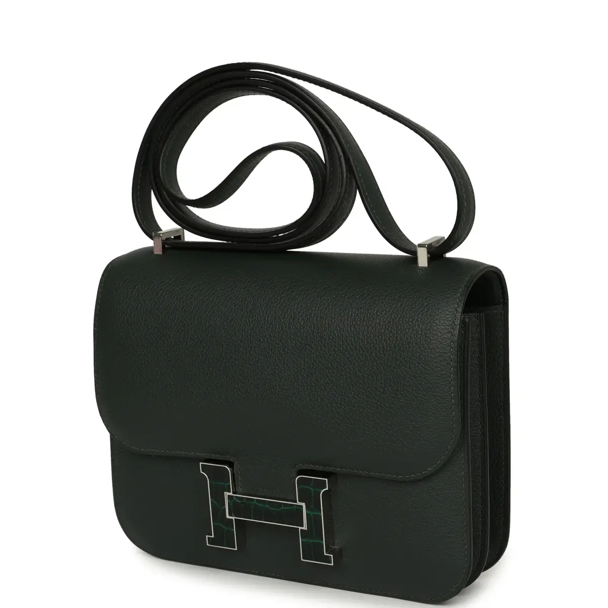 HERMÈS Hermes Constance 18 Vert Fonce Evercolor Marquette Hardware | Thumbnail 5 HERMÈS Hermes Constance 18 Vert Fonce Evercolor Marquette Hardware | Thumbnail 5