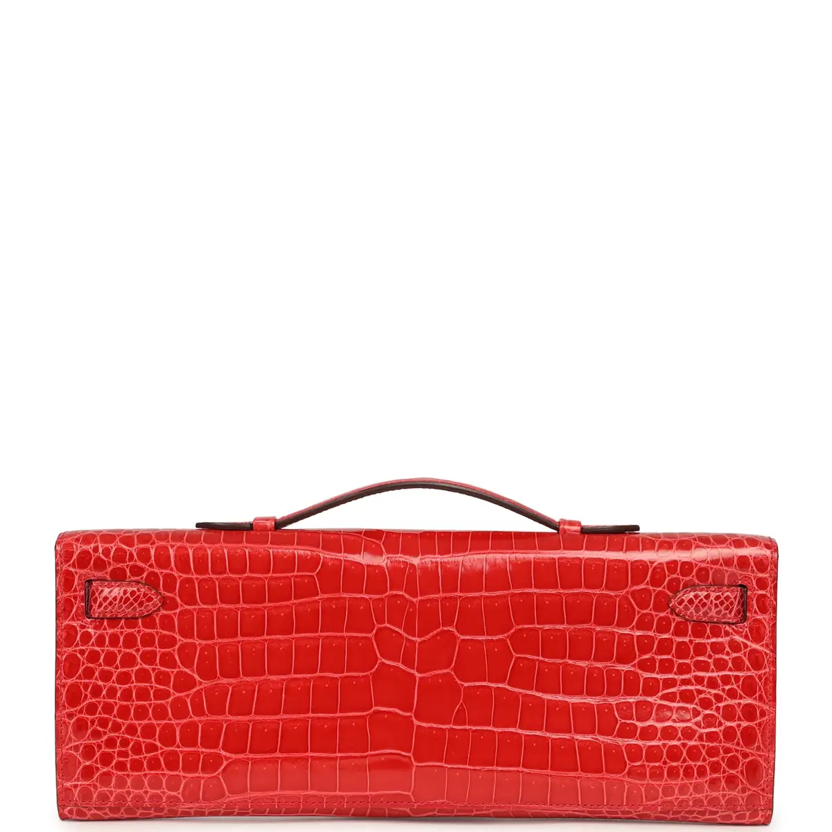 HERMÈS Hermes Kelly Cut Bougainvillea Shiny Porosus Crocodile Palladium Hardware | Thumbnail 3 HERMÈS Hermes Kelly Cut Bougainvillea Shiny Porosus Crocodile Palladium Hardware | Thumbnail 3