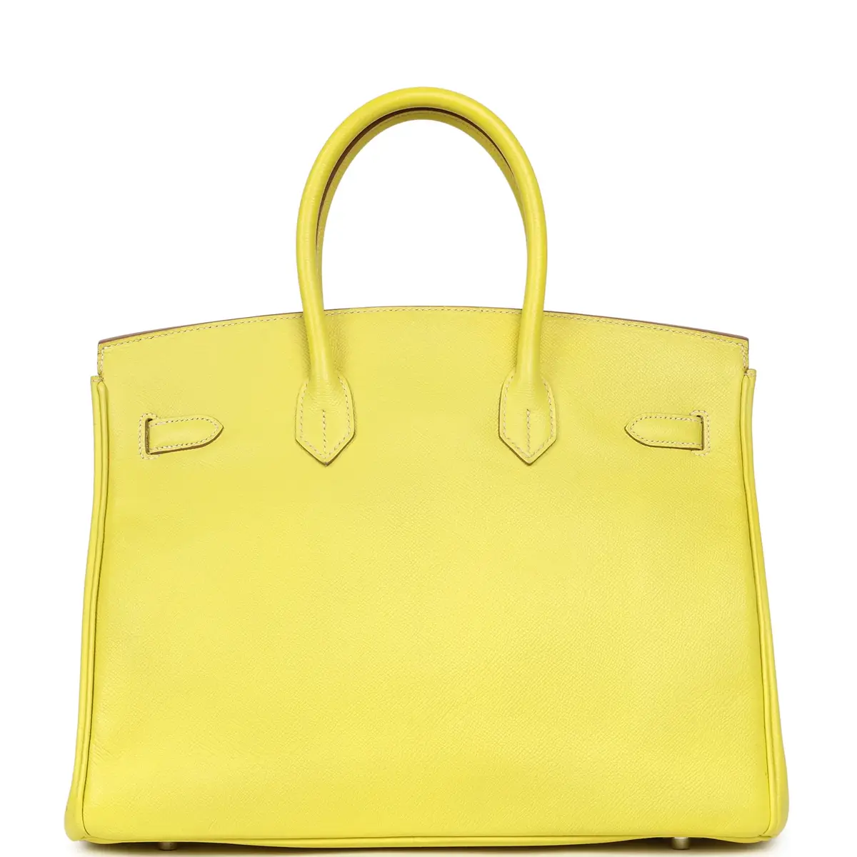 HERMÈS Pre-owned Hermes Birkin 35 Lime Candy Epsom Palladium Hardware | Thumbnail 4 HERMÈS Pre-owned Hermes Birkin 35 Lime Candy Epsom Palladium Hardware | Thumbnail 4
