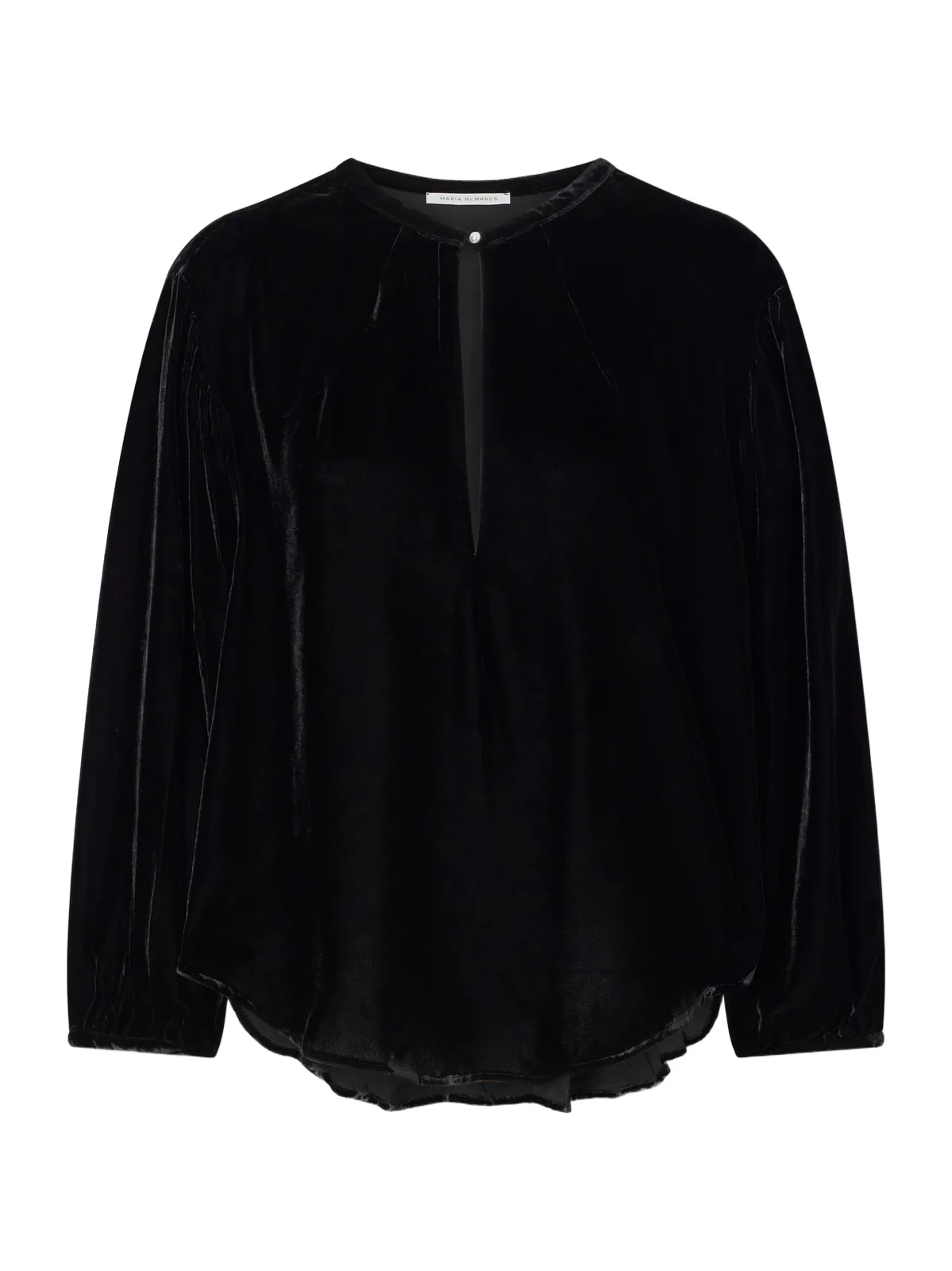 Draped Velvet Blouse Draped Velvet Blouse