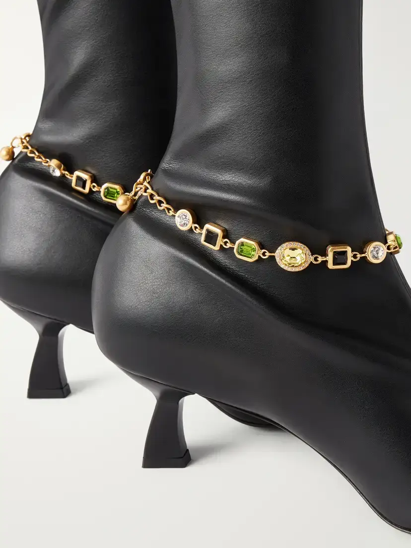 NODALETO Dona 50 Embellished Leather Ankle Boots | Thumbnail 5